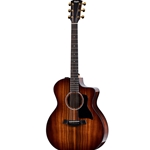 Taylor  224CE-K DLX Deluxe Acoustic-Electric Guitar, Koa/Koa with Gold Hardware Shaded Edgeburst, w/ Deluxe Hardshell Case